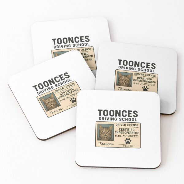Item preview, Toonces Driving School Funny Cat Parody License designed and sold by UllricKramer.