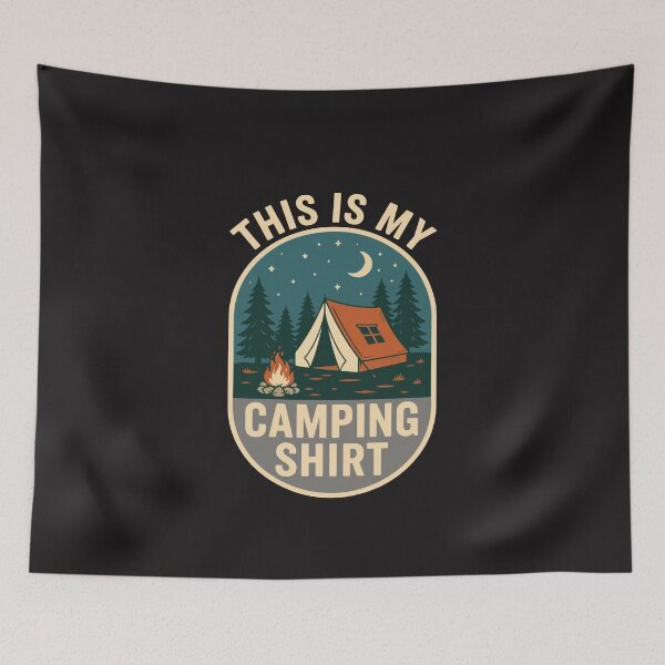 Item preview, Funny Camping Retro Camper Trailer Outdoor Adventure designed and sold by kiralynstration.