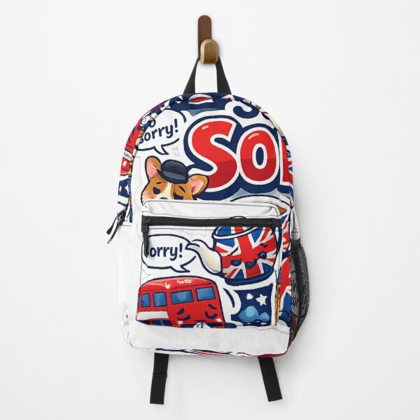 Item preview, So… So… Sorry! Funny British Apology Design – Classic UK Humour Artwork designed and sold by GarnerSupplyCo.