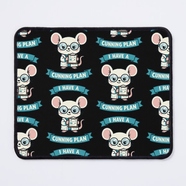 Item preview, I Have A Cunning Plan Cute Science Mouse Humor designed and sold by TeeTimeTreasure.