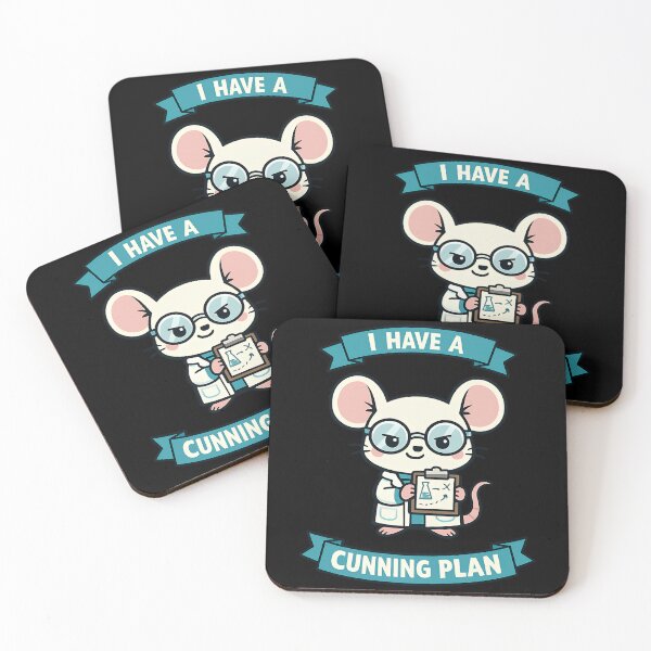 Item preview, I Have A Cunning Plan Cute Science Mouse Humor designed and sold by TeeTimeTreasure.