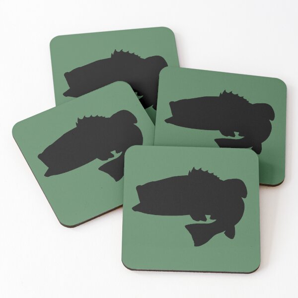 Item preview, Largemouth Bass Silhouette Fishing Art designed and sold by donwillisjrart.