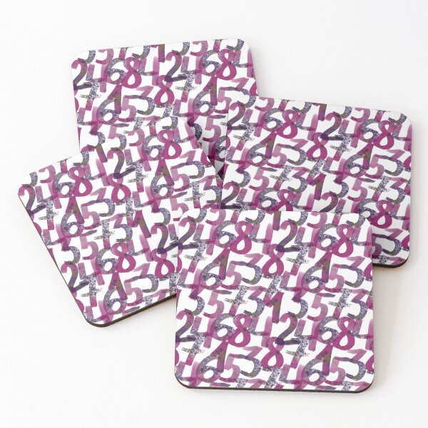 Item preview, Minimal White Seamless Numbers Pattern Elegant Abstract Design designed and sold by EL-Lebedenko.