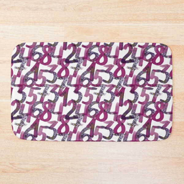 Item preview, Minimal White Seamless Numbers Pattern Elegant Abstract Design designed and sold by EL-Lebedenko.