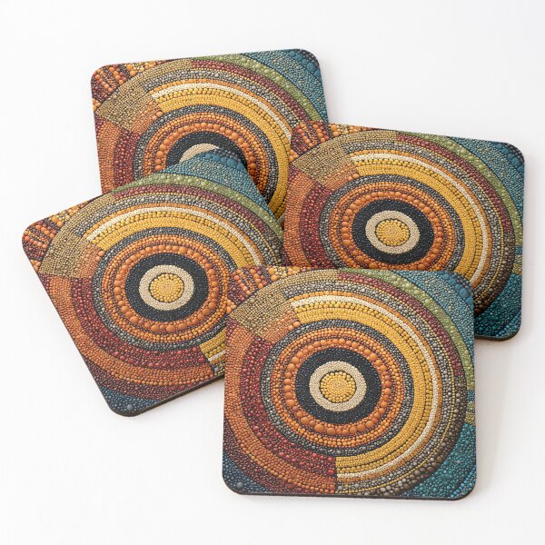 Item preview, Earth Pulse Mandala Pattern designed and sold by BasajaunStudio.