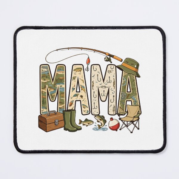 Item preview, Mama Of The Big One Fishing First Birthday Retro designed and sold by kiralynstration.