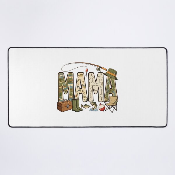 Item preview, Mama Of The Big One Fishing First Birthday Retro designed and sold by kiralynstration.