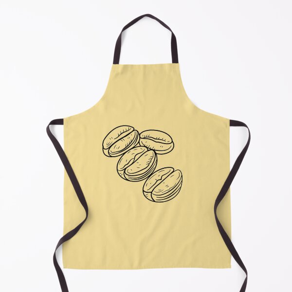 Item preview, Coffee beans line art illustration, hand drawn roasted coffee beans designed and sold by RS4you.