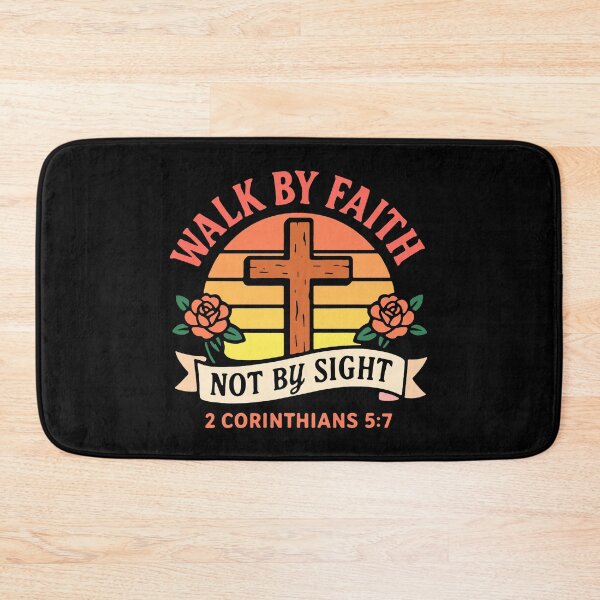 Item preview, 2 Corinthians 5:7 Walk By Faith Not By Sight designed and sold by plushism.