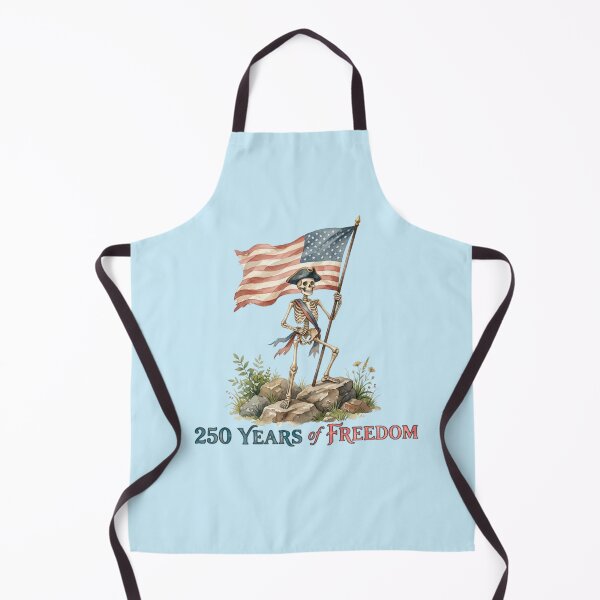 Item preview, 250 Years of Freedom Skeleton Patriot PNG, Vintage American Flag Skeleton, USA 250th Anniversary Patriotic Design designed and sold by BreezifyDesignStudio.