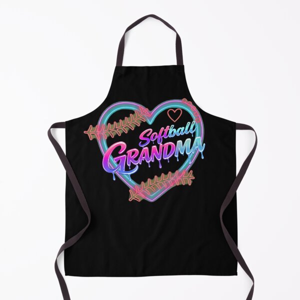 Item preview, Neon Heart Softball Grandma Graphic designed and sold by LashondaGreen89.