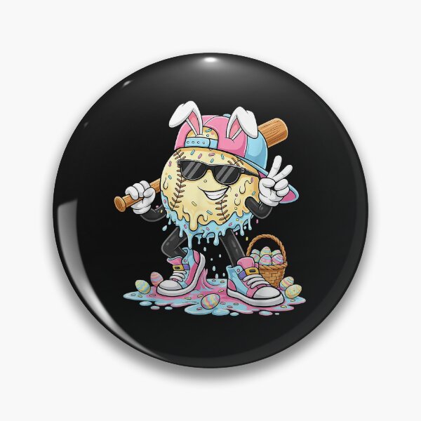 Artikelvorschau, Baseball-Eiscreme-Osterhase-Cool-Boy-Oster-T-Shirt entworfen und verkauft von gerald01020.