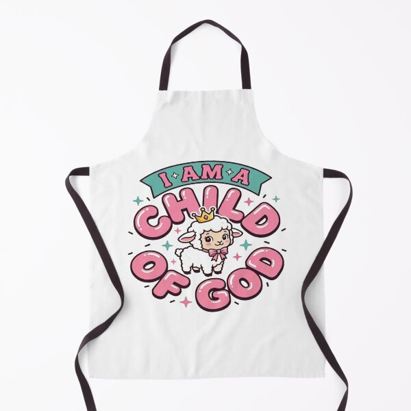 Item preview, Child of God Lamb Art • Cute Christian Faith Design • Crown & Pastel Typography designed and sold by Bright Nest Studio.