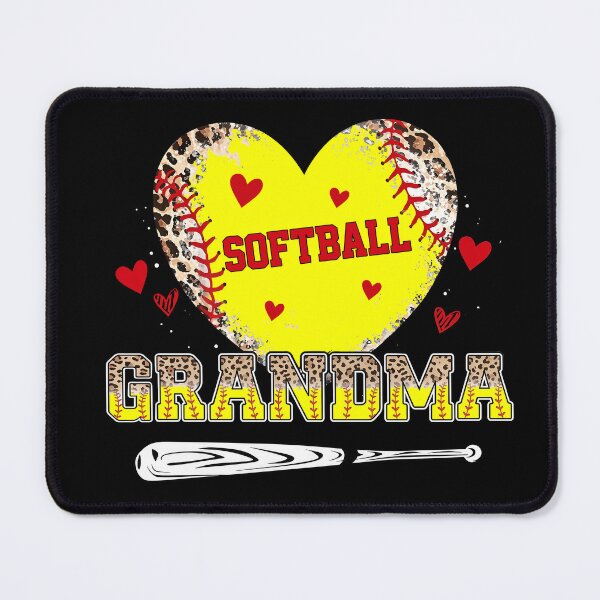 Item preview, Leopard Heart Softball Grandma Love designed and sold by LashondaGreen89.