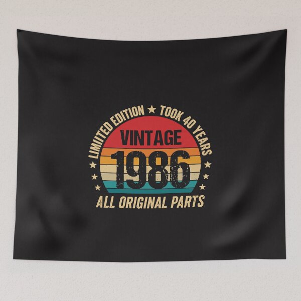 Item preview, Took 40 Years Vintage 1986 Funny 40th Birthday Retro designed and sold by kiralynstration.
