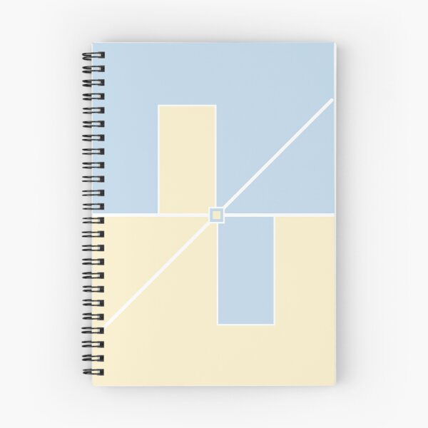 Item preview, The Origin - Blue and Cream Minimalist Geometric designed and sold by artdocaj.