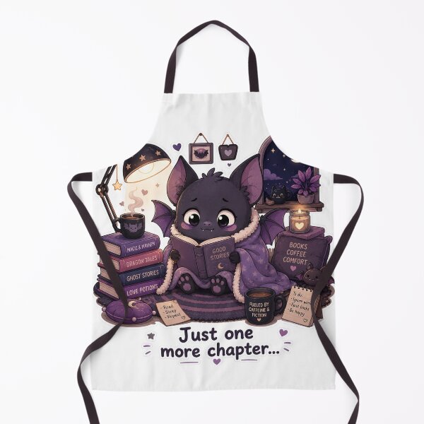 Item preview, Bat Night Reader One More Chapter Cozy Mood designed and sold by Sadia Jannat.