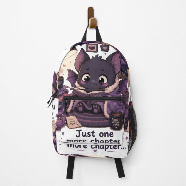 Item preview, Bat Night Reader One More Chapter Cozy Mood designed and sold by Sadia  Jannat.