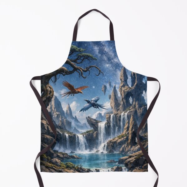 Item preview, Starry night over rocky landscapes designed and sold by Sigtrix.