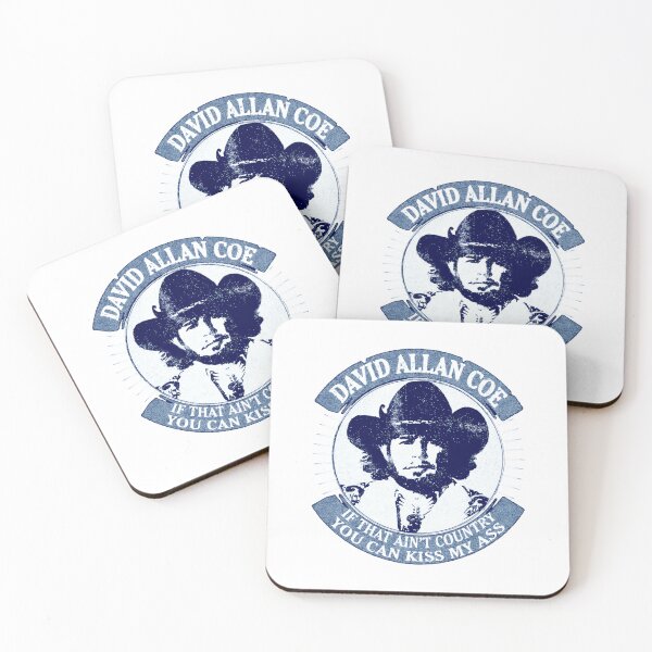 Item preview, David-Allan-Coe--Vintage-Style-Fan-Design- designed and sold by EASLX.