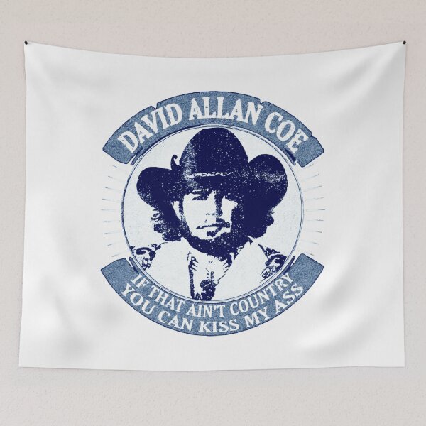 Item preview, David-Allan-Coe--Vintage-Style-Fan-Design- designed and sold by EASLX.