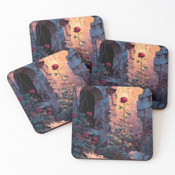 Item preview, Fading Rose Garden in Beautiful Decay designed and sold by WoofPalette.
