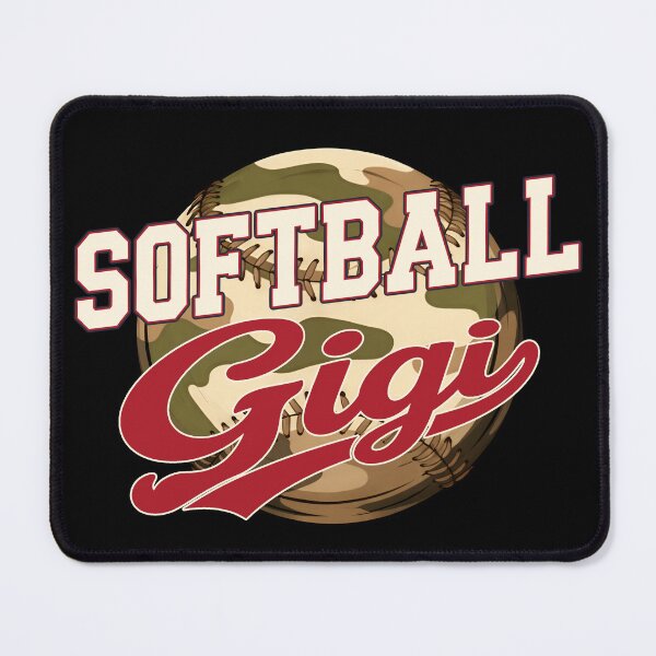 Item preview, Camo Softball Gigi Retro Design designed and sold by LashondaGreen89.