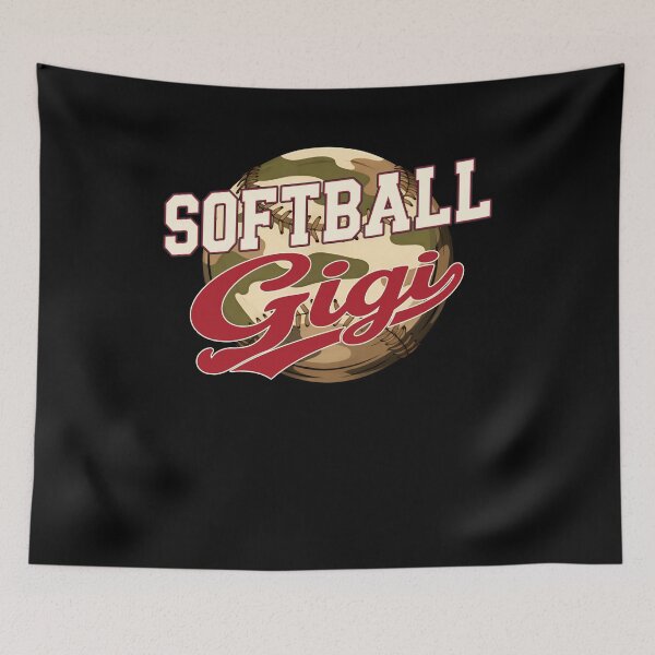 Item preview, Camo Softball Gigi Retro Design designed and sold by LashondaGreen89.