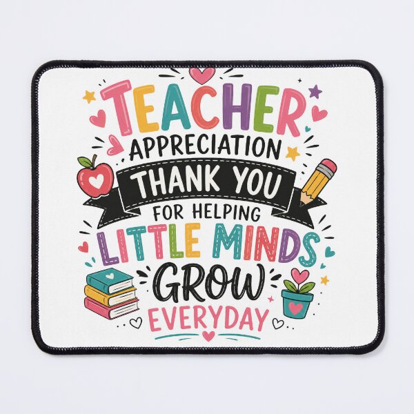 Item preview, Teacher Appreciation - Thank You For Helping Little Minds Grow designed and sold by Mahmoud Salah.