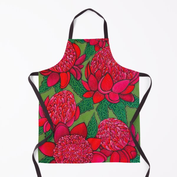 Item preview, Waratah Apron designed and sold by Seirah Woodward.