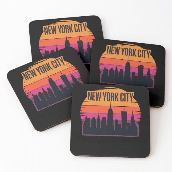 Item preview, Vintage New York City Retro Sunset Skyline designed and sold by k3rstman1.