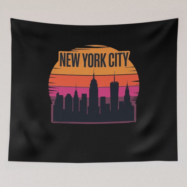Item preview, Vintage New York City Retro Sunset Skyline designed and sold by k3rstman1.