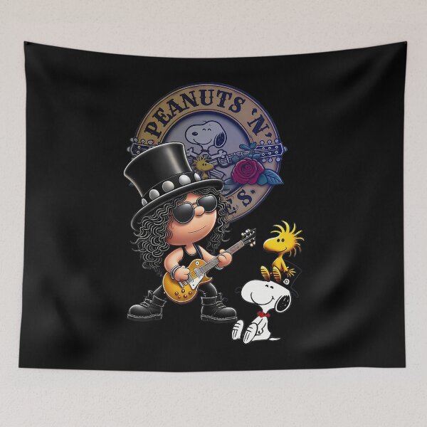 Item preview, Snoopy Slash Guitarist - Hard Rock Peanuts Parody designed and sold by EASLX.
