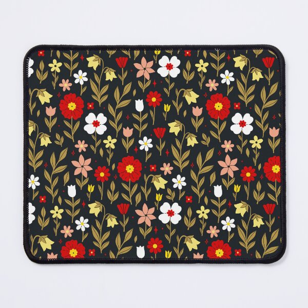Item preview, Retro flower field designed and sold by LaPetiteBelette.