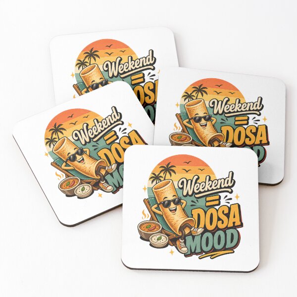 Item preview, Weekend = Dosa Mood – Cute Retro South Indian Food Lover Design designed and sold by Globalcitytees.
