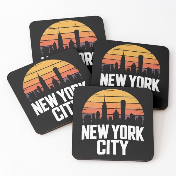 Item preview, Vintage New York City Retro Sunset Skyline designed and sold by k3rstman1.