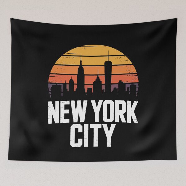 Item preview, Vintage New York City Retro Sunset Skyline designed and sold by k3rstman1.
