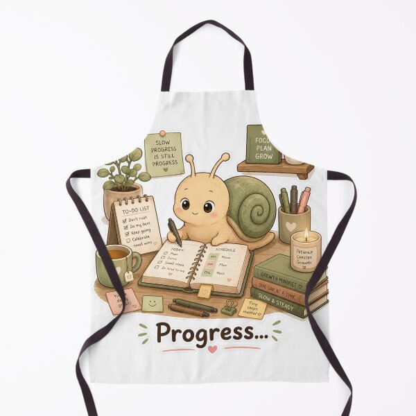 Item preview, Snail Productivity Progress Slow And Steady Mood designed and sold by Sadia  Jannat.
