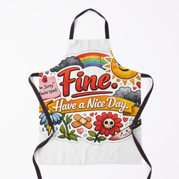 Item preview, Fine. Have a Nice Day. Funny Passive Aggressive Design – Sarcastic Humour Artwork designed and sold by GarnerSupplyCo.
