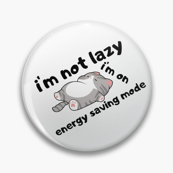 Item preview, Energy Saving Mode Cat designed and sold by kestey.