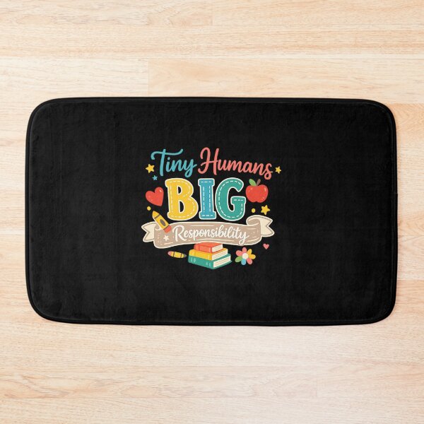 Item preview, Tiny Humans Big Responsibility - Meaningful Teacher & Nanny Quote designed and sold by Mahmoud Salah.