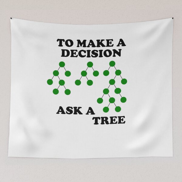 Item preview, Decision Trees: How to Decide designed and sold by EncodedShirts.