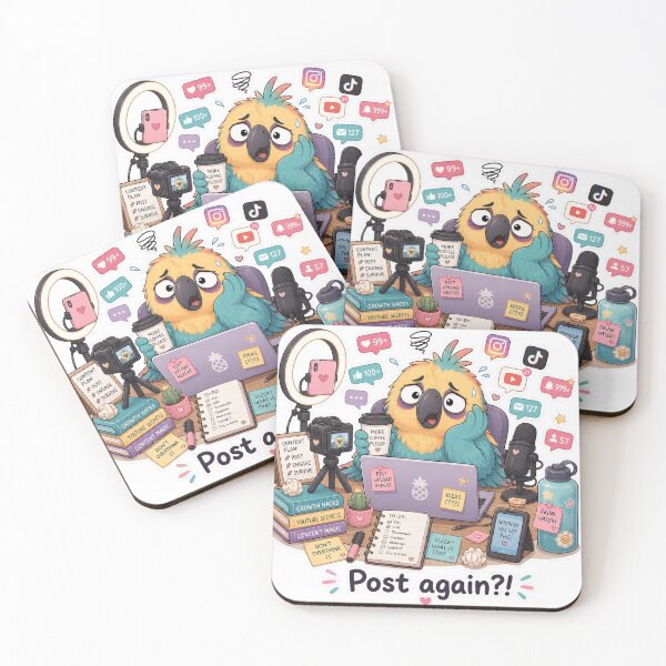 Item preview, Parrot Content Creator Burnout Viral Mood designed and sold by Sadia  Jannat.