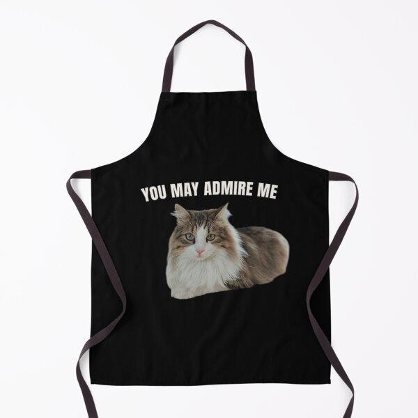 Item preview, You May Admire Me – Funny Elegant Cat Meme Design designed and sold by MB-CatPrints.