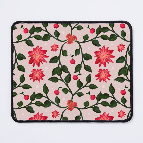 Item preview, Cherry Blossom Floral Vine Pattern with Cherries designed and sold by HopeAndHustle.