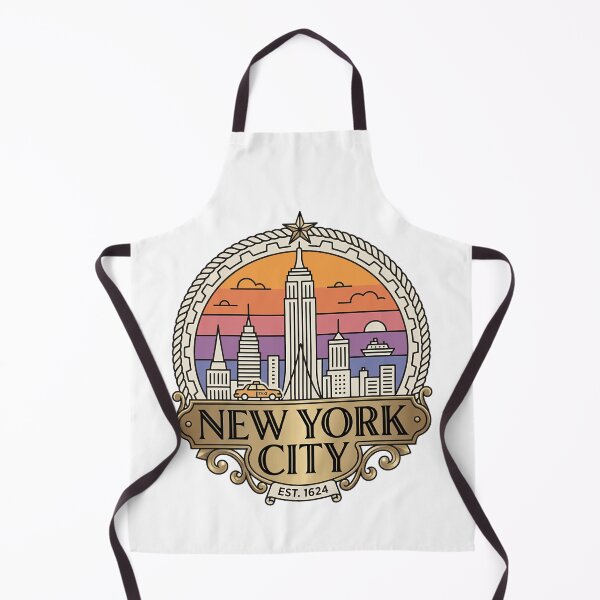 Item preview, Vintage New York City Skyline Retro Badge designed and sold by k3rstman1.