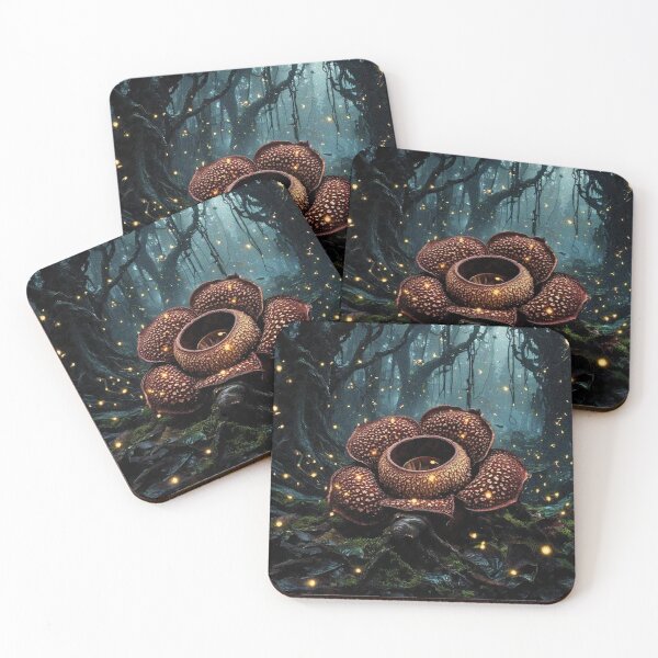 Item preview, Rafflesia Flower Art – Exotic Tropical Bloom | Rare Nature Botanical Design designed and sold by Illuministique.