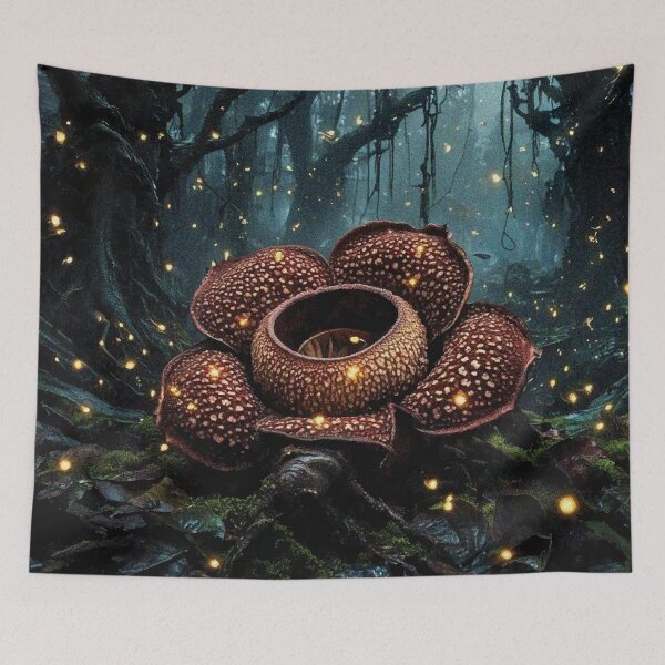 Item preview, Rafflesia Flower Art – Exotic Tropical Bloom | Rare Nature Botanical Design designed and sold by Illuministique.