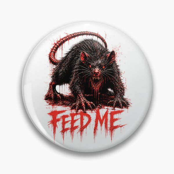 Item preview, Feed Me – Horror Rat Gothic Streetwear Design designed and sold by UnglaublichGut.
