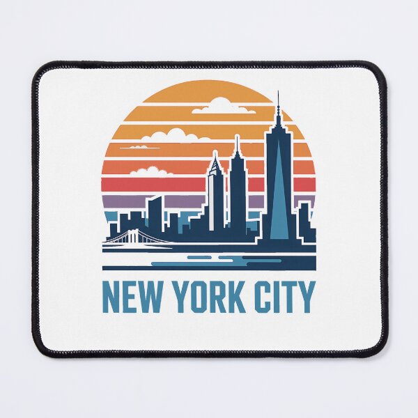Item preview, Vintage New York City Skyline Retro Sunset designed and sold by k3rstman1.